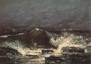 Gustave Courbet wave painting